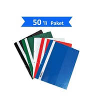 Noki Telli Dosya Plastik Ekonomik A4 Siyah 4828-190