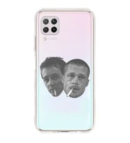 Huawei P40 Lite Uyumlu Fight Club Desenli Şeffaf Telefon Kılıfı
