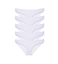 5 adet Süper Eko Set Likralı Kadın Slip Külot Beyaz