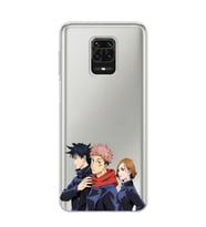 Xiaomi Redmi Note 9S - Redmi Note 9 PRO Uyumlu Jujutsu Kaisen Tasarımlı Şeffaf Telefon Kılıfı
