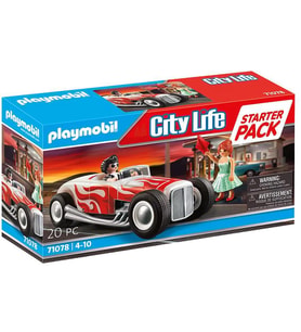 Playmobil 71078 Starter Pack Hot Rod (Çok Renkli)