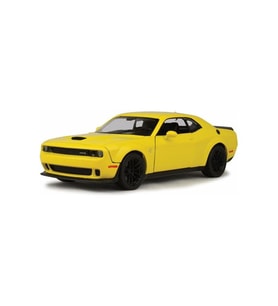 Motormax 2018 Dodge Challenger Srt Hellcat Widebody 1/24 Sarı Model Araba