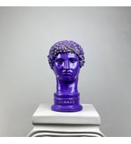 Hermes 'Purple Pearl' Dekoratif Heykel, Pop Art Roma Yunan Heykelleri