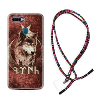 Oppo A5S A15 A16 A54 A55 A73 A74 Kılıf Boyun Asklı Rasta Silikon Göktürk 3 1412