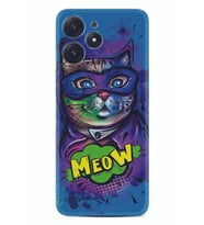 Xiaomi Poco M6 Pro 5G Kılıf Silikon Desen Özel Seri Super Meow 1715
