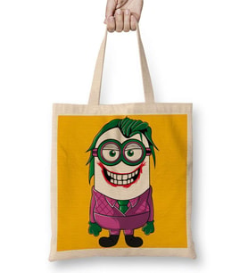 Joker Minion Bez Çanta Uzun Saplı