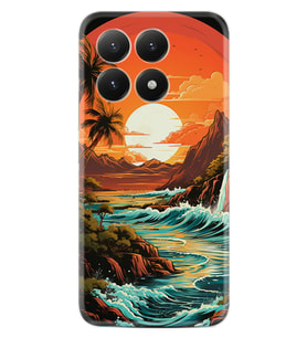 Xiaomi 15T Pro Kılıf Boutique Baskılı Resimli Retro Mountain Pcode -079