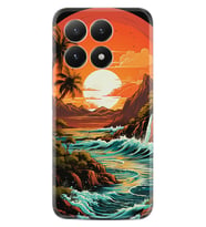 Xiaomi 15T Pro Kılıf Boutique Baskılı Resimli Retro Mountain Pcode -079