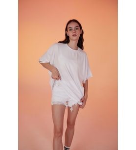 Markano Lure Oversize Tshirt Beyaz