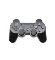 Cosmostech P3 Doubleshock PS3 Playstation 3 için Uyumlu Kablosuz Titreşimli Oyun Kolu Gamepad Joystick Controller Siyah