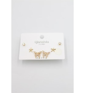 Northcity Çoklu Set Küpe - Altın