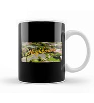 Classic Neighbours Logo Kupa Bardak Porselen