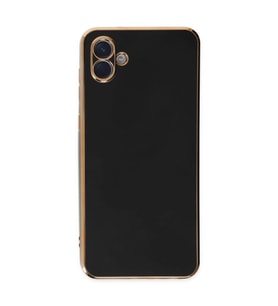 Samsung Galaxy A04e Kılıf Volet Silikon - Siyah