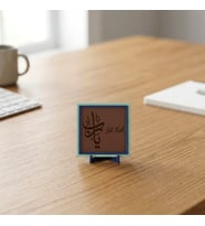 Yâ Rab Yazılı Modern Dekoratif Obje,Minimalist Maneviyat Dokunuşu 10x10 cm