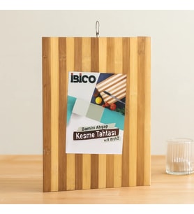 Northcity Bambu Kesme Tahtası 26x36x1.2 cm Metal Kulplu