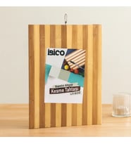 Northcity Bambu Kesme Tahtası 26x36x1.2 cm Metal Kulplu