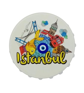 İstanbul Temalı Magnet Kapak Açacak (Karışık)