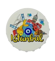 İstanbul Temalı Magnet Kapak Açacak (Karışık)