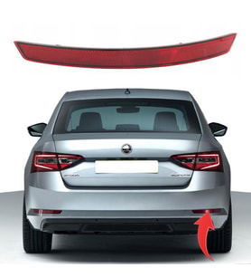 Skoda Superb Sağ Arka Tampon Reflektörü 2015-2019 3V5945106