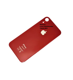 Tkgz İPhone XR Arka Kapak (CAM) Kırmızı