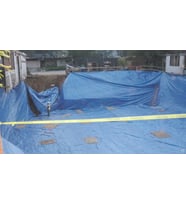 Abk Plastik Su Geçirmez Pvc Ebatlı Branda 10m x 18m (Beyaz - Mavi - Gri)