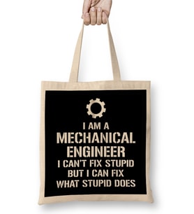 I'm An Enginere Engeneer Good At Math Engineer Gift Bez Çanta Uzun Saplı