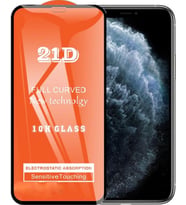 Apple Uyumlu   iPhone 11 Pro Ekran Koruyucu 21D Tam Kaplayan Kavisli