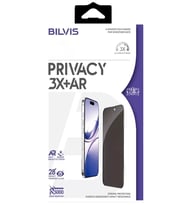 Mey İthalat® Iphone 16 Bilvis 3X Ar Hayalet Cam Ekran Koruyucu - Siyah