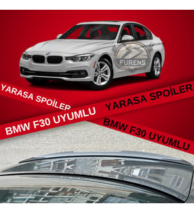 Bmw F30 318 320 325 330 Bagaj Üstü Yarasa Spoiler Piano Black