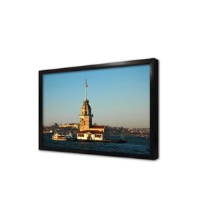 İstanbul Kız Kulesi Çerçeveli Mdf Tablo