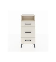 Arges Komodin Tek Raflı 3 Çekmeceli 44x30x96 Aytaşı-Aytaşı