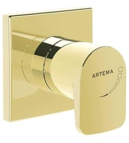 Artema Root Square A4272974 Ankastre Stop Valf, Soft Altın