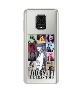 Redmi Note 9 Pro/Note 9S Uyumlu Taylor Swift Desenli Şeffaf Telefon Kılıfı
