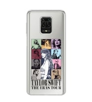 Redmi Note 9 Pro/Note 9S Uyumlu Taylor Swift Desenli Şeffaf Telefon Kılıfı