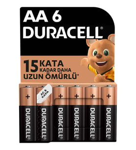 Duracell 6lı Aa Kalem Pil