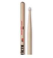 Vic Firth V5BN American Classic 5B Nylon Baget Naylon Uç - Parlak Zil Sesi - Dayanıklı