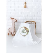 Pia Baby Premium %100 Pamuk Çift Kat Penye Bebek Battaniyesi 80x80 cm 5088-11 (Krem)