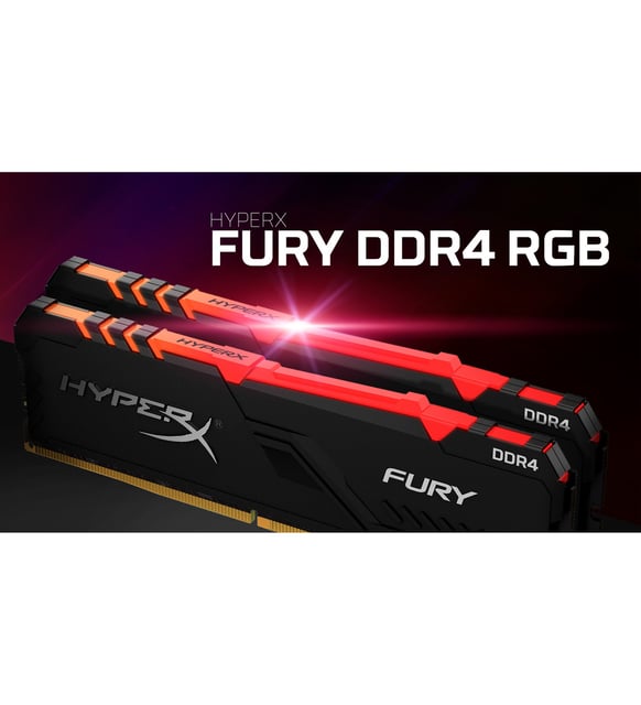 Kingston HyperX Fury RGB 8GB 3200MHz DDR4 Ram HX432C16FB3A/8