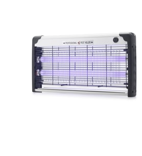 Elektrikli Sinek Öldürücü Cihaz 30W 49 Cm Floresan Alüminyum Siyah Beyaz HDX9304