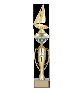 ODAK KUPA - Figürlü Kupalar - Yelken Figürlü Kupalar FG-074 C - 51 cm