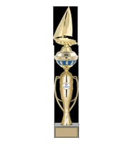 ODAK KUPA - Figürlü Kupalar - Yelken Figürlü Kupalar FG-074 C - 51 cm