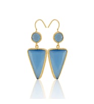 Kadir Jewellery 22 Ayar Altın Kaplama Kadın Sallantılı Küpe -El İşçiliği Ve Hipoalerjenik Küpe