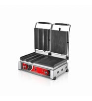 Silverinox Elektrikli 3'lü Dürüm Döküm 8 Dilim Tost Makinesi