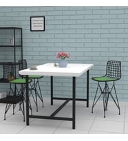 Knsz ufak boy tel bar sandalyesi 1 li uslu syhyşl 55 cm oturma yüksekliği mutfak bahçe cafe ofis (Karışık)