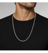 BK Gift Forse Zincir Kolye Çelik Erkek Kolye - Kararma Yapmayan Erkek Çelik Kolye