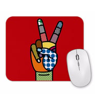 Barış Zafer İşareti Tasarım Mouse Pad.jpg
