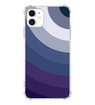 Apple iPhone 11 Uyumlu Köşe Korumalı Antişok  Kapak Renk Cümbüşü Tasarımlı Şeffaf Silikon Kılıf