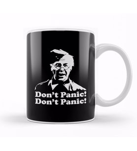 Dads Army Don t Panic Lance Corporal Jones Dads Army Kupa Bardak Porselen
