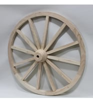 Otantik Çarşı Ahşap At Arabası Tekeri 90 cm.