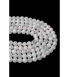 8 MM Ay Taşı Dizi AAAA (Beyaz)